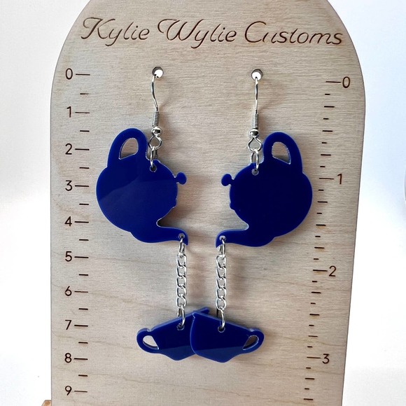 Tea Pot Earrings - Cafe Earrings - Tea Earrings - Novelty Earrings - Statement - Picture 10 of 10
